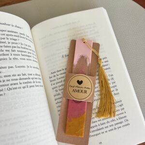 Marque pages - Rose et Orange