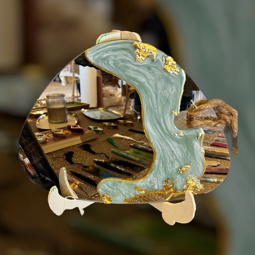 Miroir - Vert - 25xH30