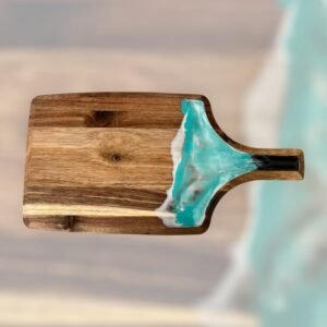 Planche à découper - Bleu clair - 38x20x1,5cm