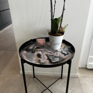 Tables d’appoint - Noir/Rose/Doré