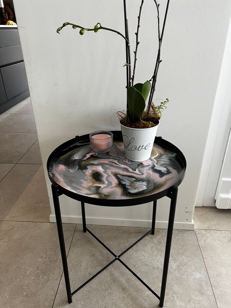 Tables d’appoint - Noir/Rose/Doré